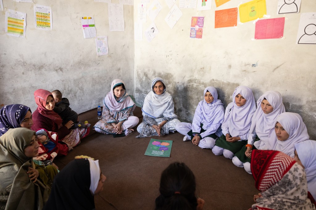 Safe space for girls meeting in Pakistan