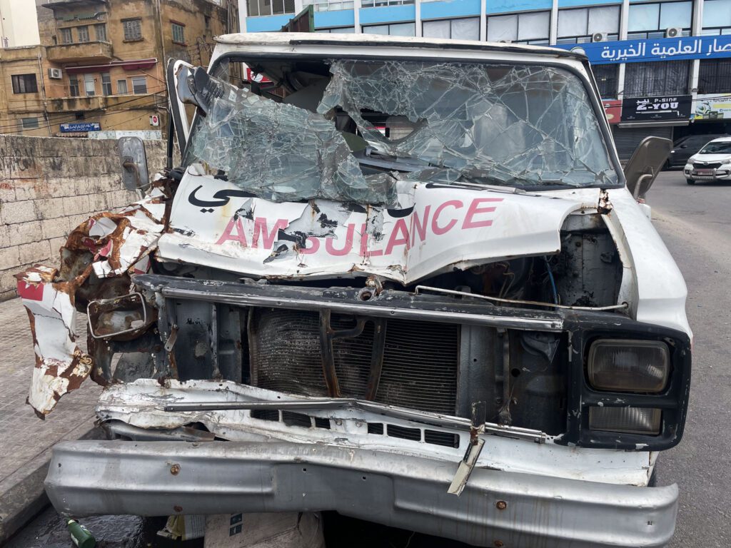 In southern Lebanon, Israeli attacks have targeted medical facilities, ambulances, and medical workers (Lina Maler)