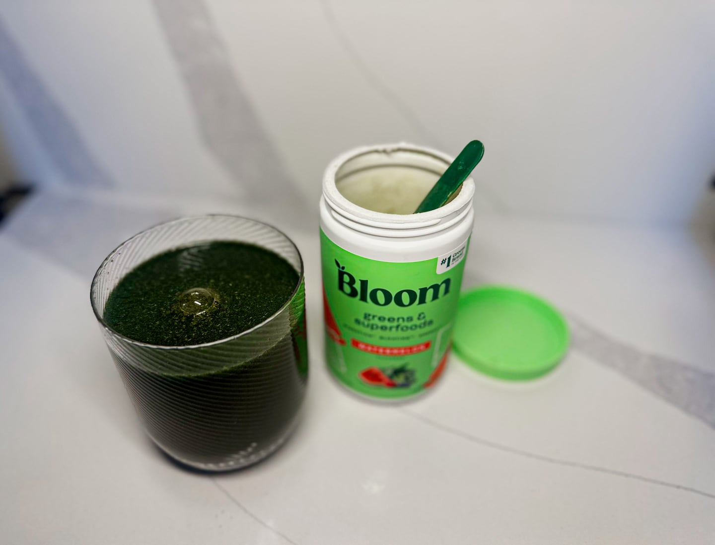 Bloom Nutrition's greens and superfood powders claim to help aid digestion, bloating, and energy. 