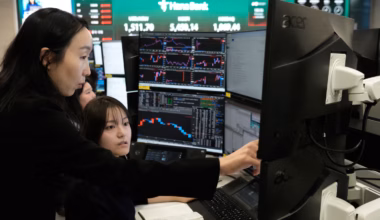 Asian shares mostly gain while European trading stays closed for a holiday