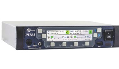 Lectrosonics Introduces the IFBT2.0 Interruptible Foldback Transmitter Base Station