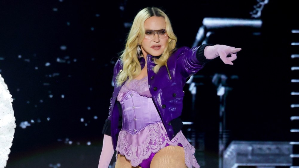 Madonna performing with Sabrina Carpenter at Coachella 2026.