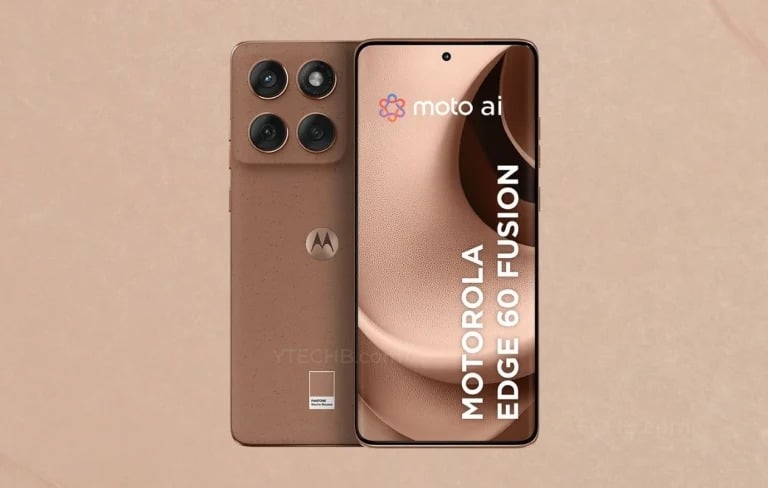 Motorola Edge 60 Fusion Mocha Mousse