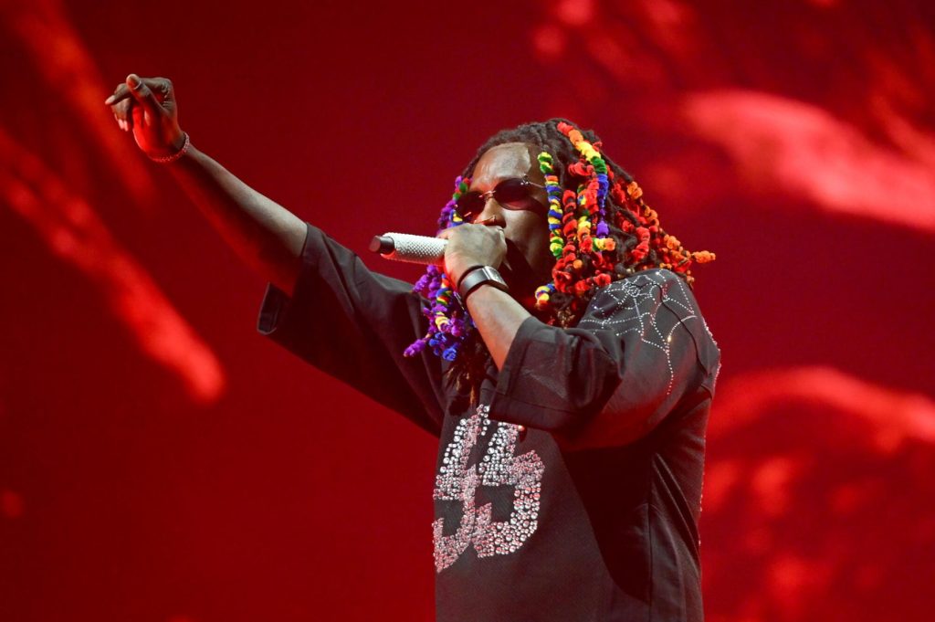 Young Thug Looks Out for North West During His Coachella Show