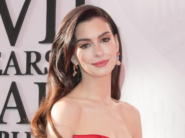 Anne Hathaway at the 20th Century Studios "The Devil Wears Prada 2" World Premiere held at David Geffen Hall at Lincoln Center on April 20, 2026 in New York, New York.