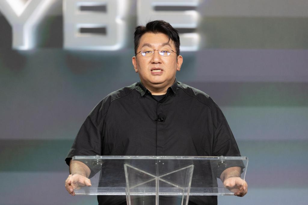 South Korean Police Seek Arrest Warrant for HYBE Chairman Bang Si-hyuk