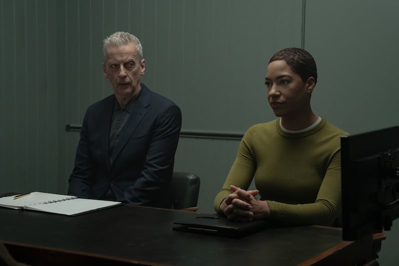Criminal Record: Peter Capaldi and Cush Jumbo. Photograph: Apple TV