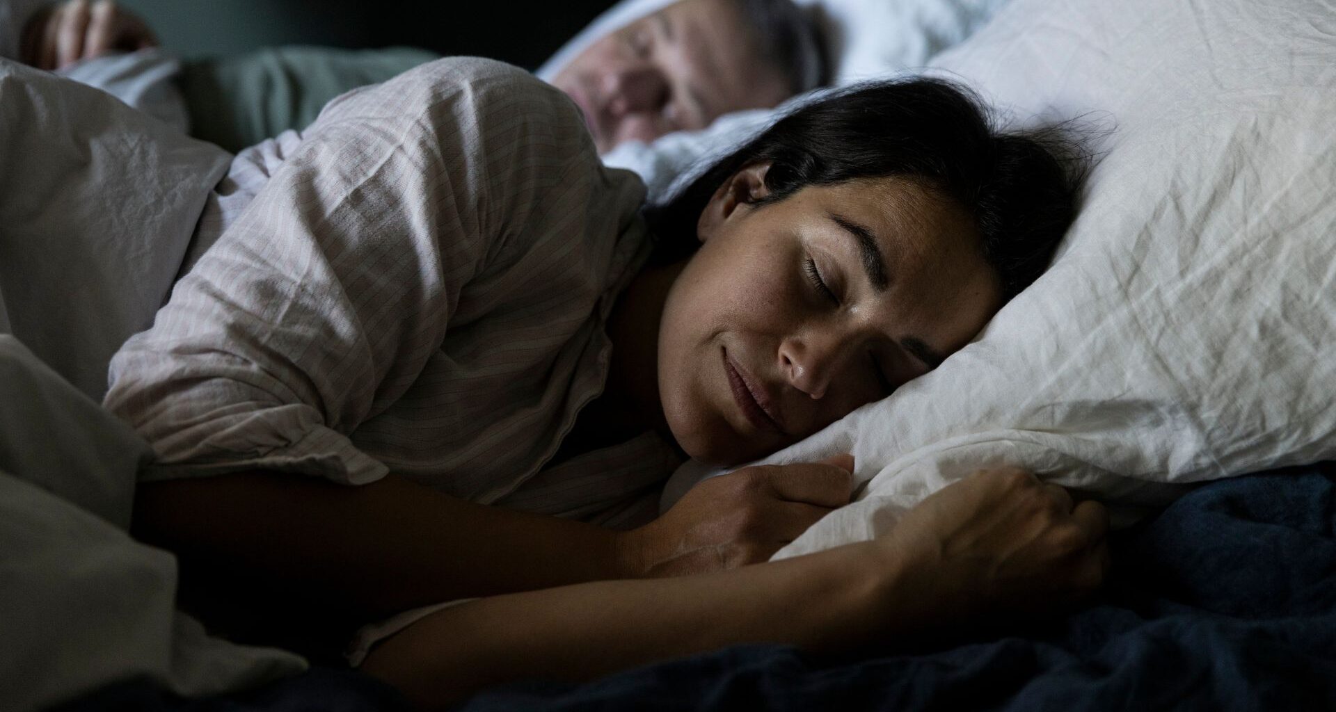 Woman in bed sleeping
