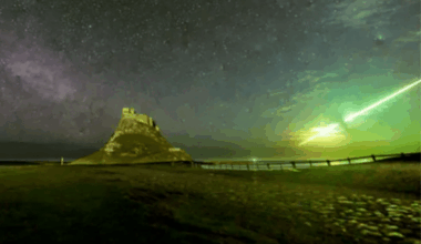 Rare Green Fireball Meteor Erupts Above Historic Viking Raid Site In The Uk