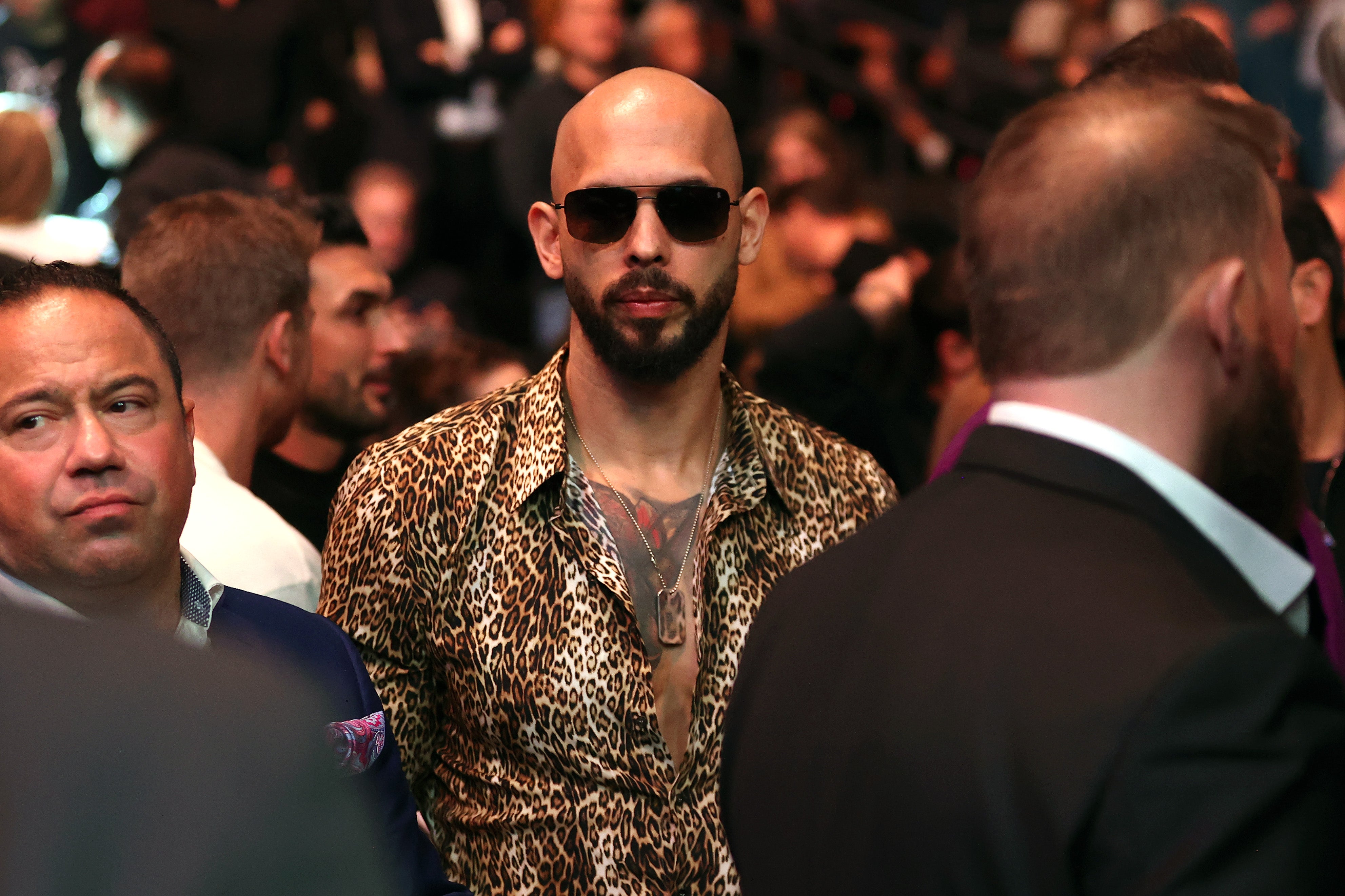 Influencer Andrew Tate in Las Vegas, 2025. (Photo by Ian Maule/Getty Images)