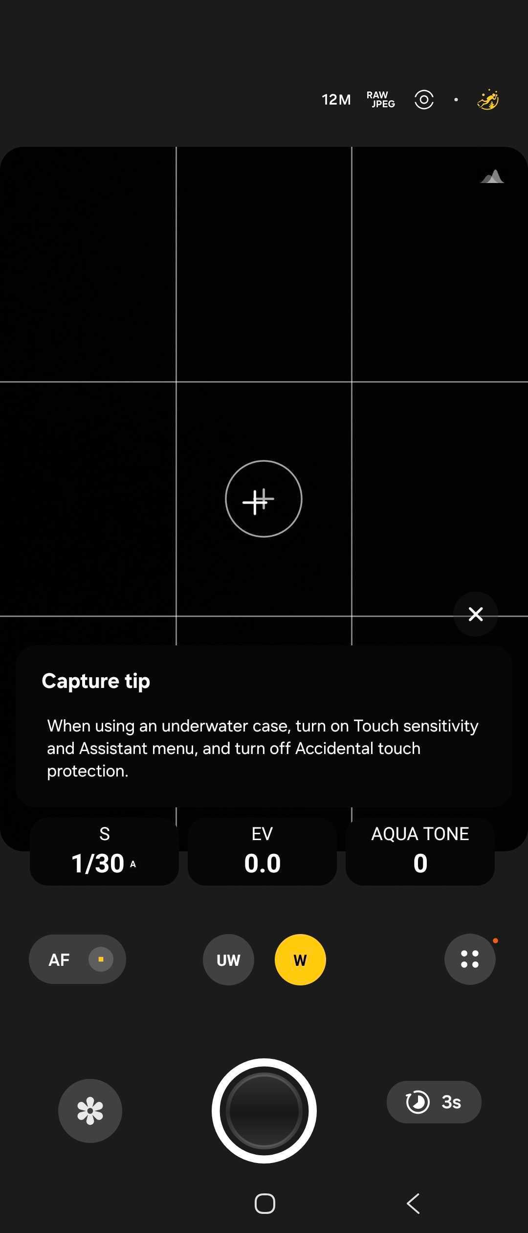samsung galaxy z fold 7 expert raw camera ocean mode capture tip