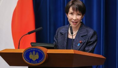 First Female Leader of Japan was a Drummer in ‘Deep Purple’ Cover Band–Watch her Welcome Their Tour