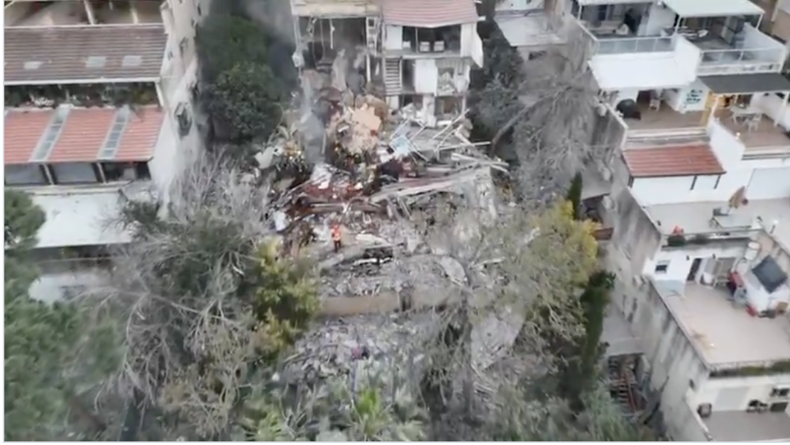 2 Bodies Recovered From Haifa Strike Site, 2 Still Missing; Barrage Hits Central Israel, Multiple Injuries 