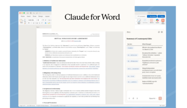 Anthropic Targets Lawyers With Claude For Word – Artificial Lawyer