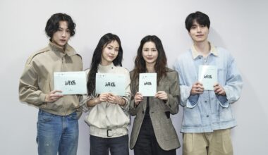 A behind-the-scenes photo from Netflix's first table read for 'The Facade of Love' in Seoul.