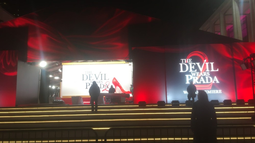 "The Devil Wears Prada 2" will have its world premiere Monday night at Lincoln Center.