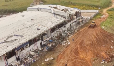 Drone footage shows a factory in Israel damaged by Iranian missile debris | US-Israel war on Iran