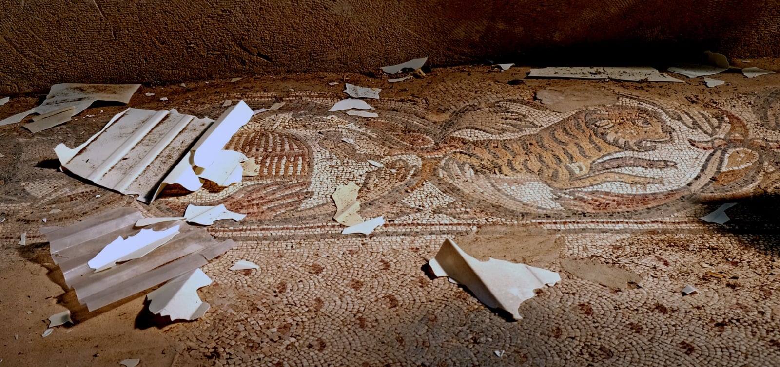 Hezbollah rocket hits remains of 1,500-year-old Byzantine church in Nahariya