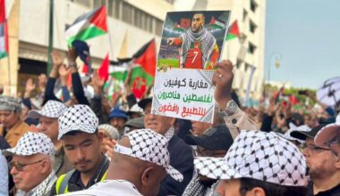 March in Rabat Denounces Treatment of Palestinian Prisoners