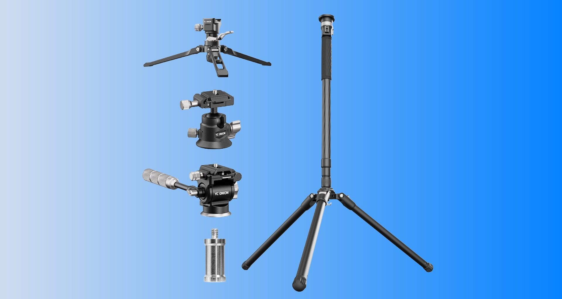 YC Onion Tako Nano Carbon Fiber Monopod Released – 8kg Payload, Low-Angle Support at 132mm, Starts at $119