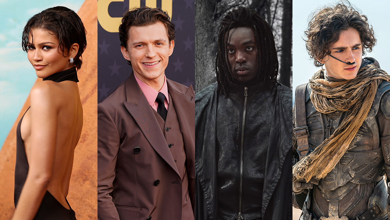 Zendaya, Tom Holland and Paapa Essiedu as Snape in Harry Potter and Timothee Chalamet in Dune II