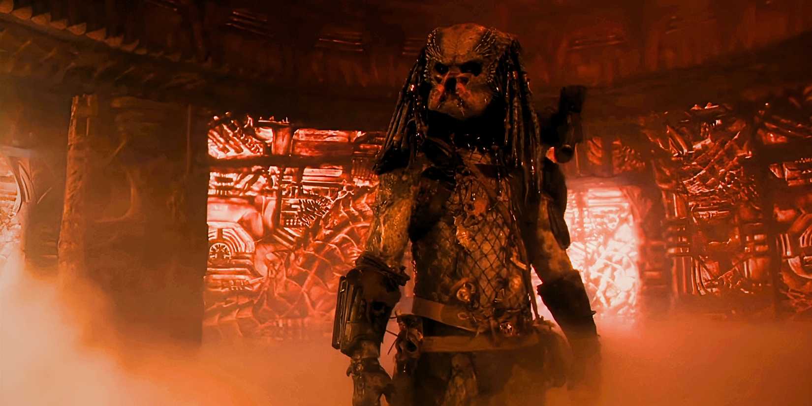 A Predator in Predator 2 offers the flintlock gun