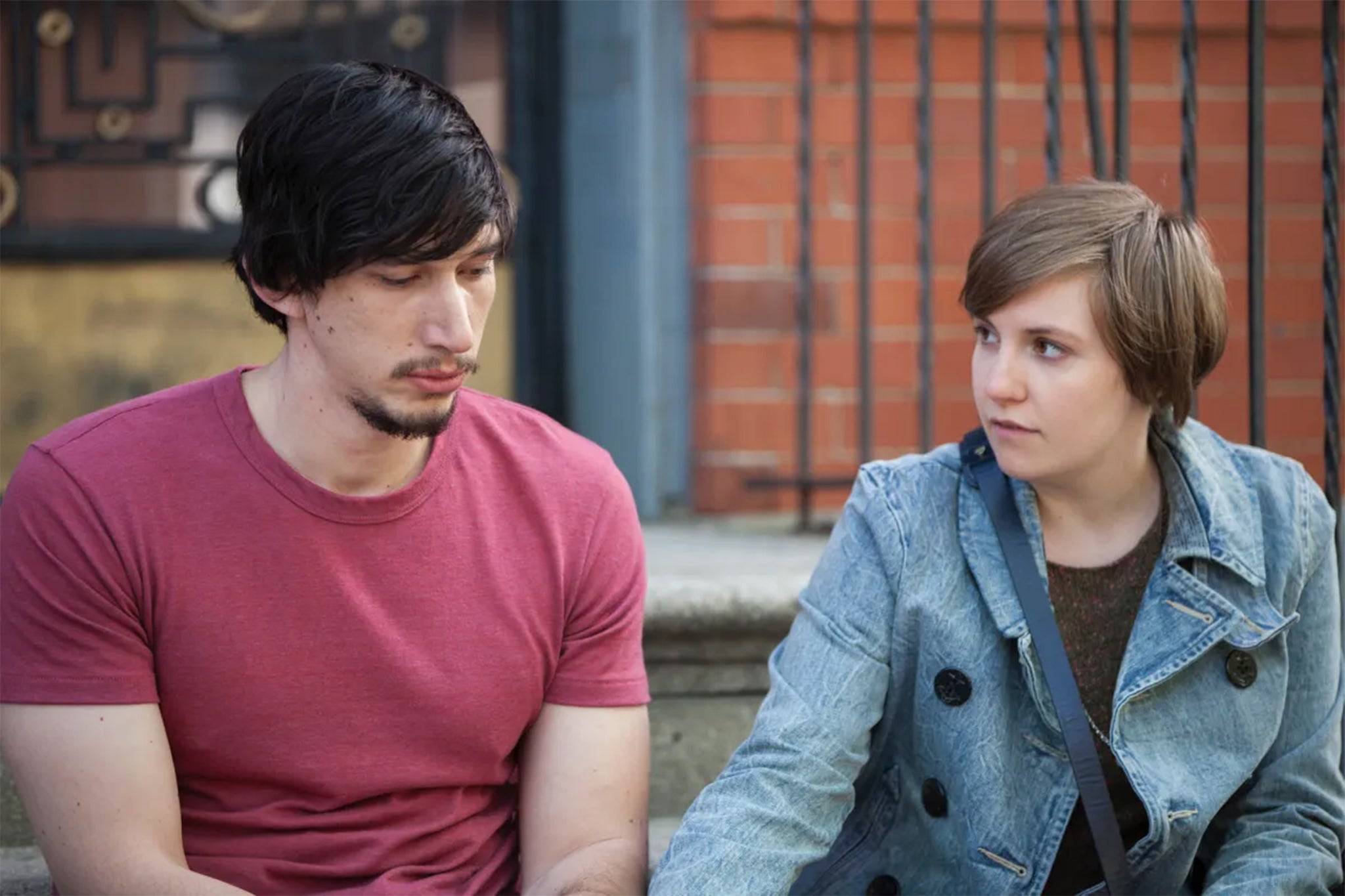 Adam Driver as Adam and Lena Dunham as Hannah in ‘Girls’