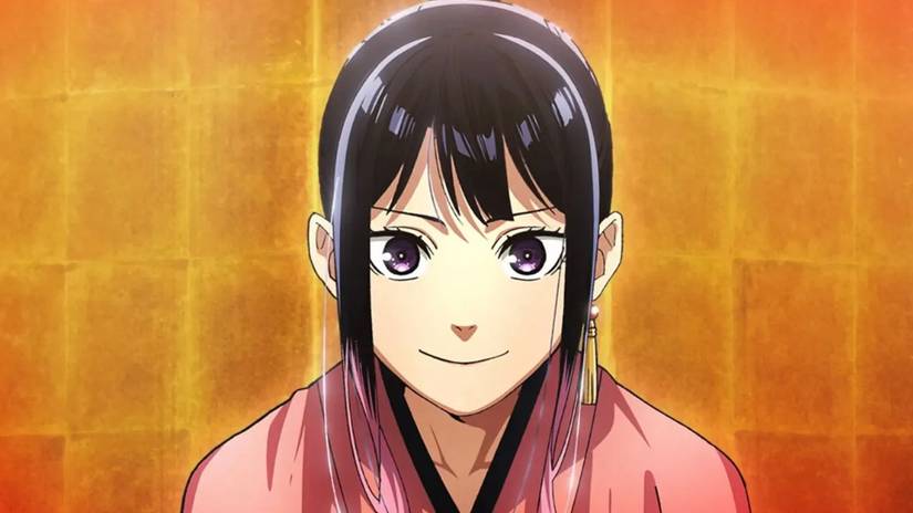 Akane Ousaki as seen in the anime Akane-banashi