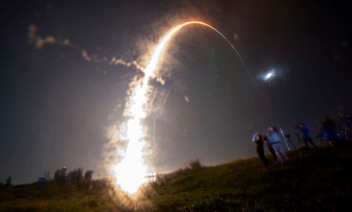 The launch of Artemis I, 16 November 2022. Photo by Jonathan Newton/The Washington Post via Getty Images