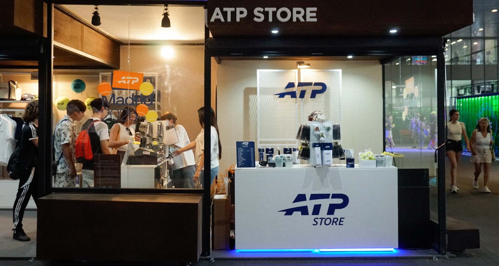 The ATP Store at the 2026 Mutua Madrid Open.