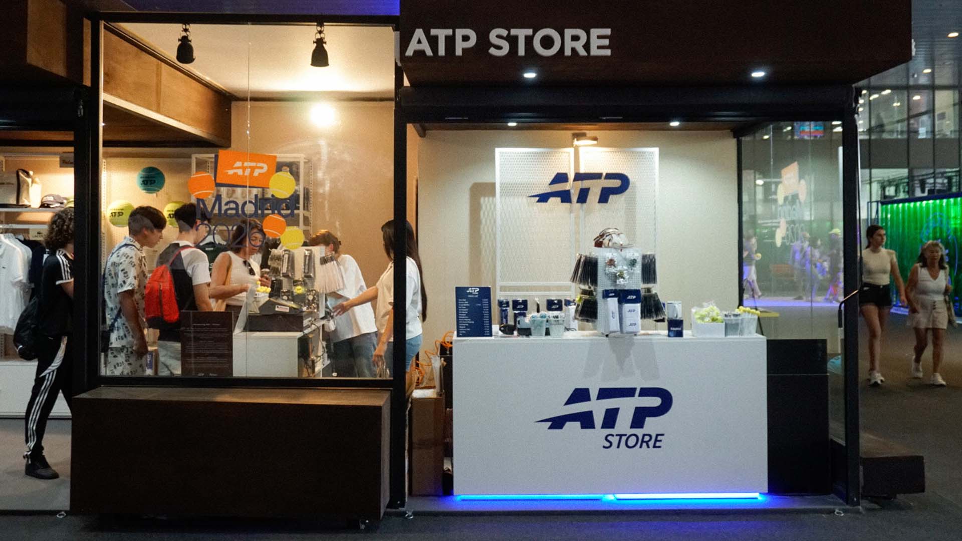 The ATP Store at the 2026 Mutua Madrid Open.