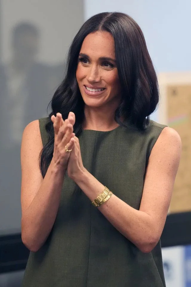 Meghan Markle at the Swinburne University of Technology in Melbourne on April 16.Credit: Getty Images