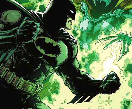 Batman and Spawn green cover