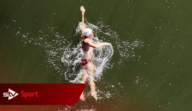 Scot sets new record with swim in crocodile-infested waters 