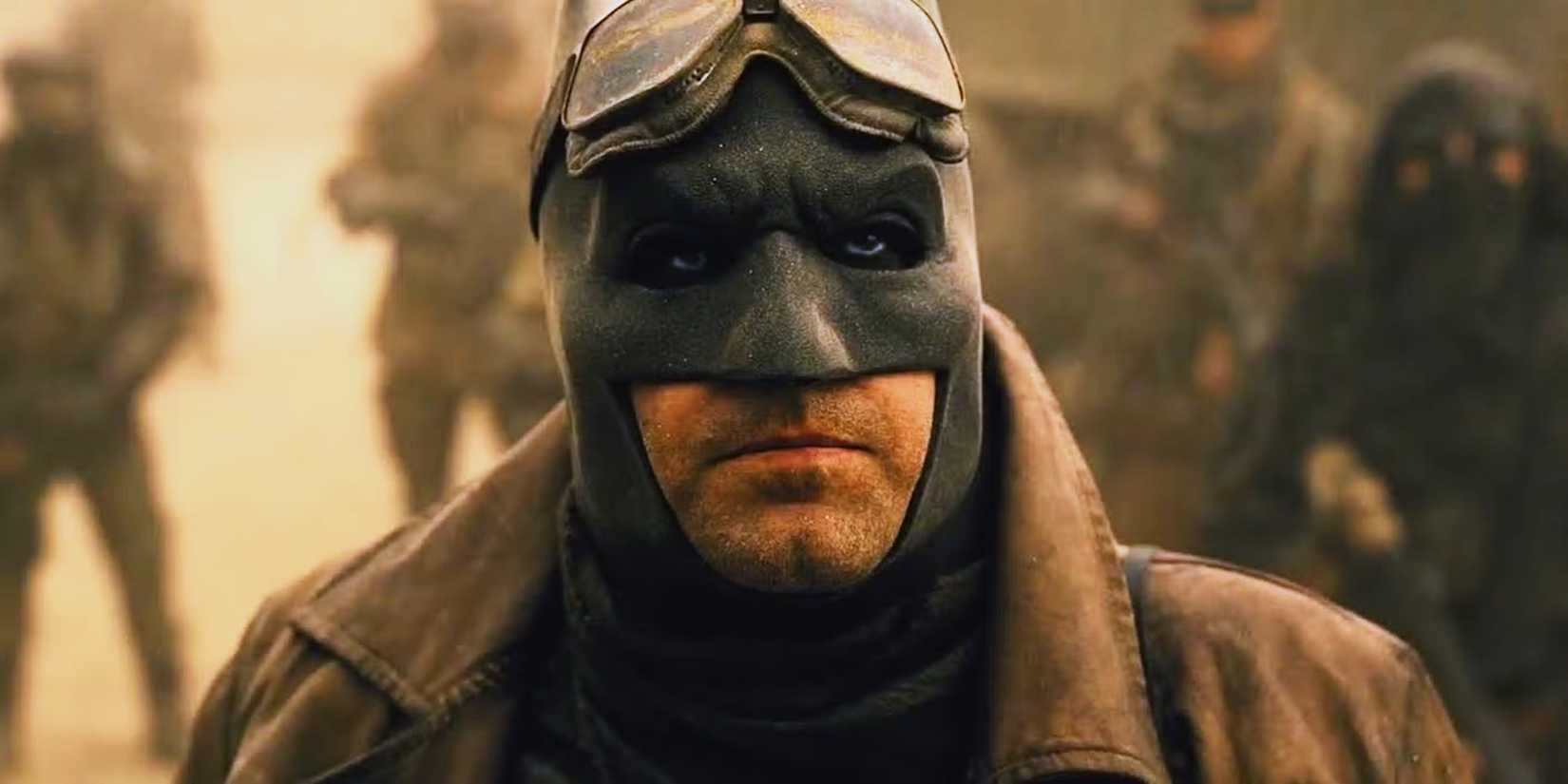 Ben Affleck in Batman v Superman Knightmare Scene