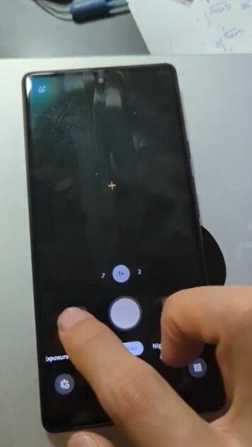 Screenshot from video shows bricked iPhone unit.