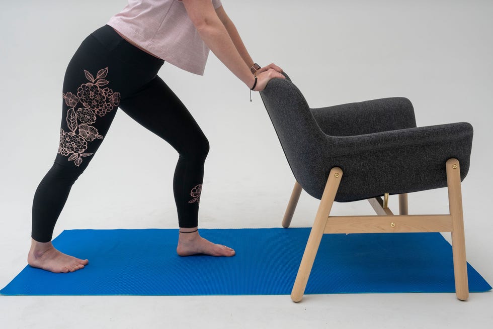 plantar fasciitis exercises, calf stretch