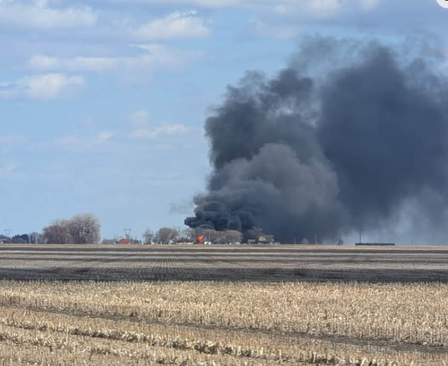 Multiple crews respond to rural Cass County shop fire | The Mighty 790 KFGO