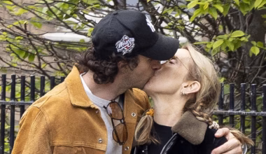 Aaron Taylor-Johnson, Sam Taylor-Johnson share rare kiss in London