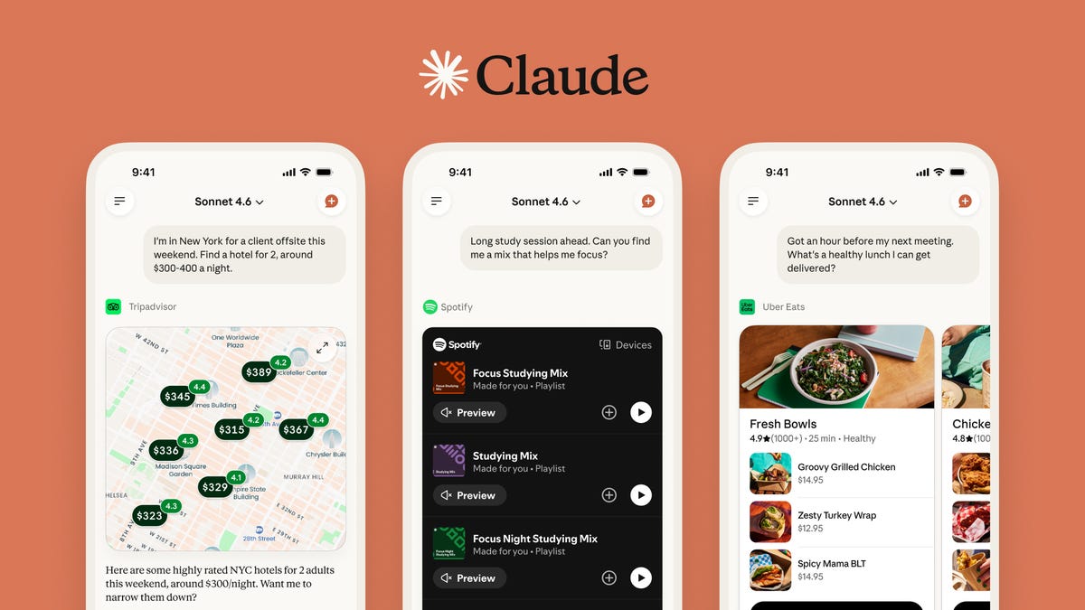 Claude new connectors apps