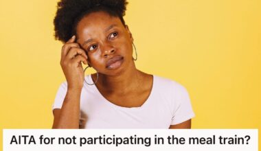 confused woman in white shirt