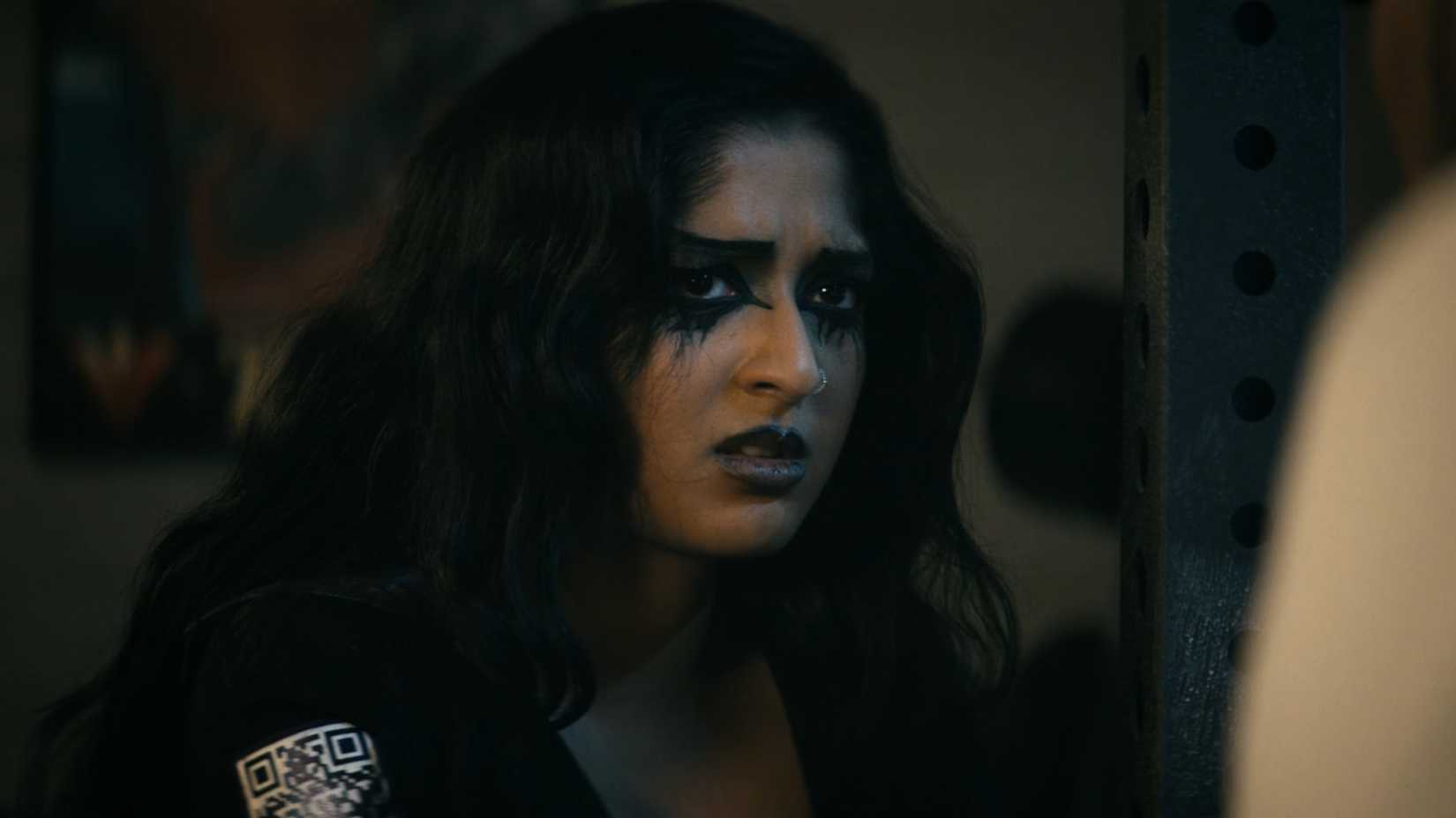 Countess Crow looking sadly at MM in The Boys season 5