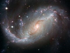 An image showing a spiral galaxy.