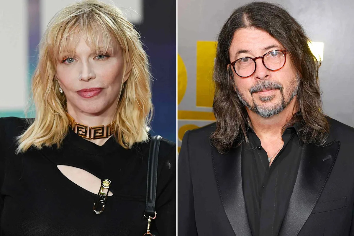 Courtney Love wants Dave Grohl to tell his fans they're 'cool' now, years after feud: 'Be man enough to man up'