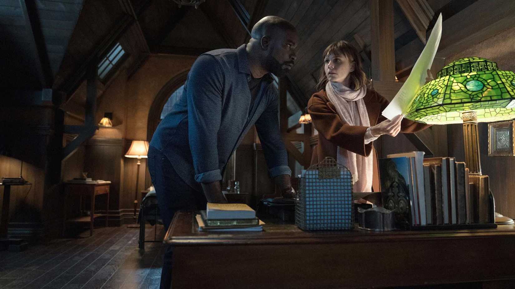 David and Kristen in Evil TV show