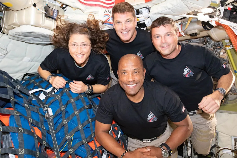 Christina Koch, Jeremy Hansen, Reid Wiseman and Victor Glover.Credit: NASA via Getty