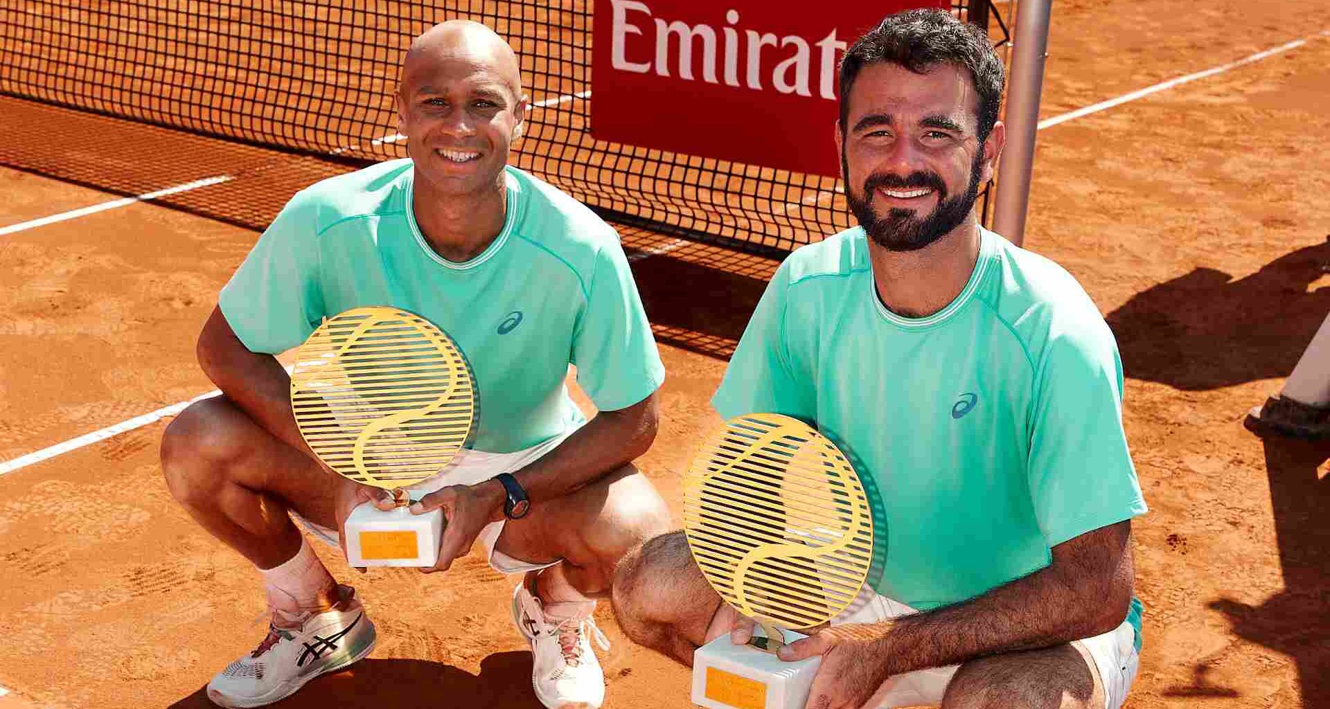 Sadio Doumbia and Fabien Reboul win their second title at the ATP 250 in Bucharest.