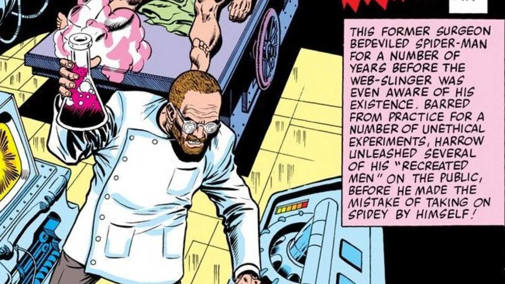 Dr. Jonas Harrow in The Amazing Spider-Man comics