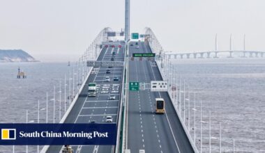 Car record for mega bridge’s Hong Kong checkpoint as F&B sector feels holiday pain