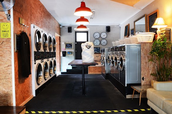 Soap Bar laundrette and cafe in Melbourne.